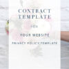 Privacy Policy for Website | Contracts for Creatives