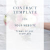 Terms of Use for Website | Contracts for Creatives