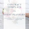 Event Planner Contract Template