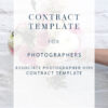 Assistant Photographer Contract Template