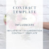 Influencer Collaboration Contract Template