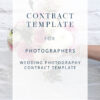 Wedding Photography Contract Template